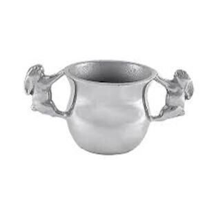 Mariposa Two-Handled Bunny Cup, an ideal christening or new baby gift